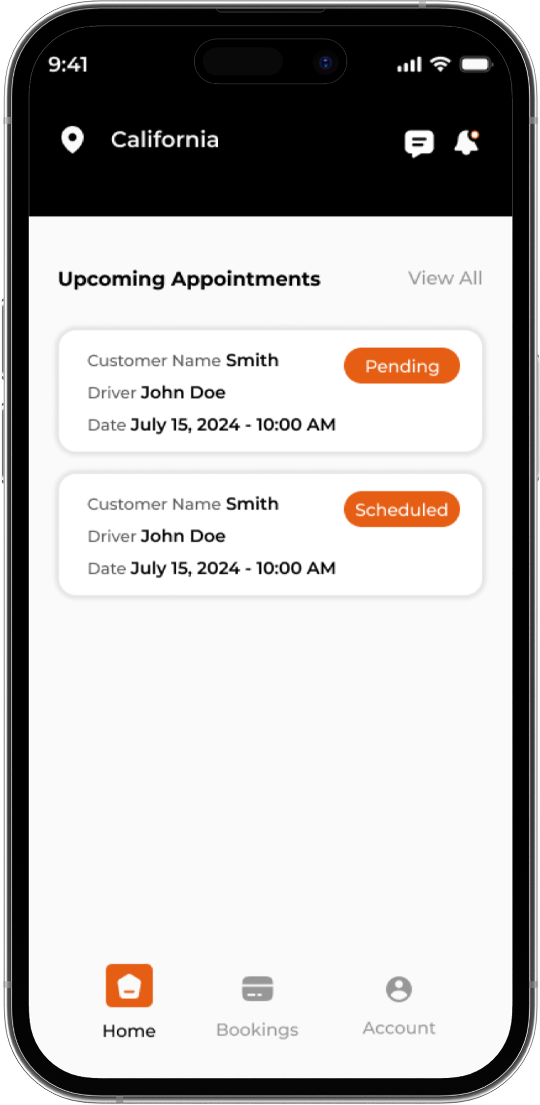 Grease Monkey app — Garage Dashboard